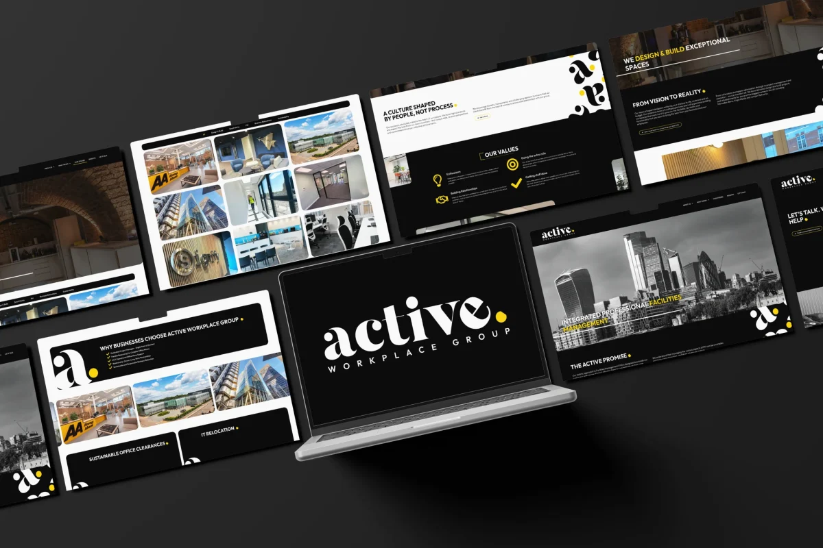 Website Presentation Mockup 1